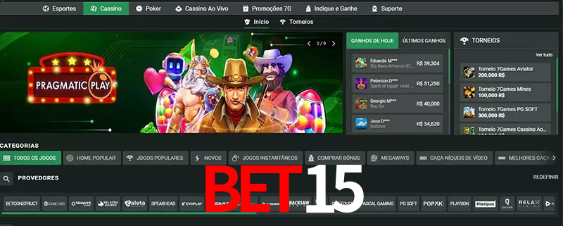 cassino bet15